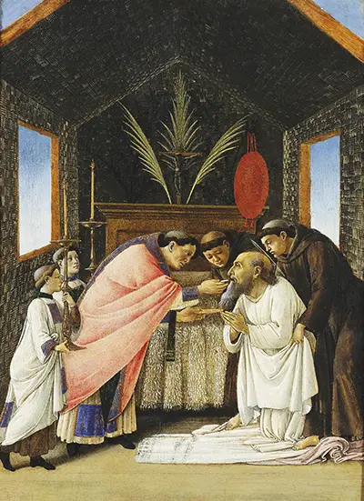 Last Communion of St Jerome Sandro Botticelli